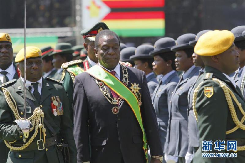 （国际）（4）姆南加古瓦宣誓连任津巴布韦总统