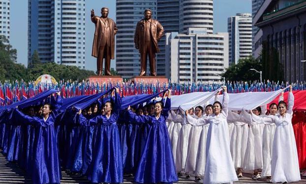 （国际）（1）朝鲜举行阅兵集会庆祝建国70周年