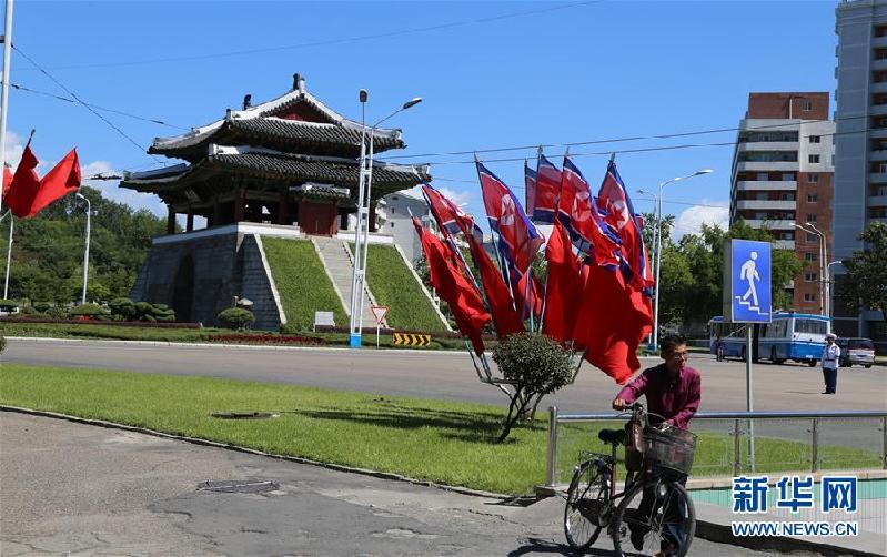 （国际）（6）朝鲜人民喜迎国庆 