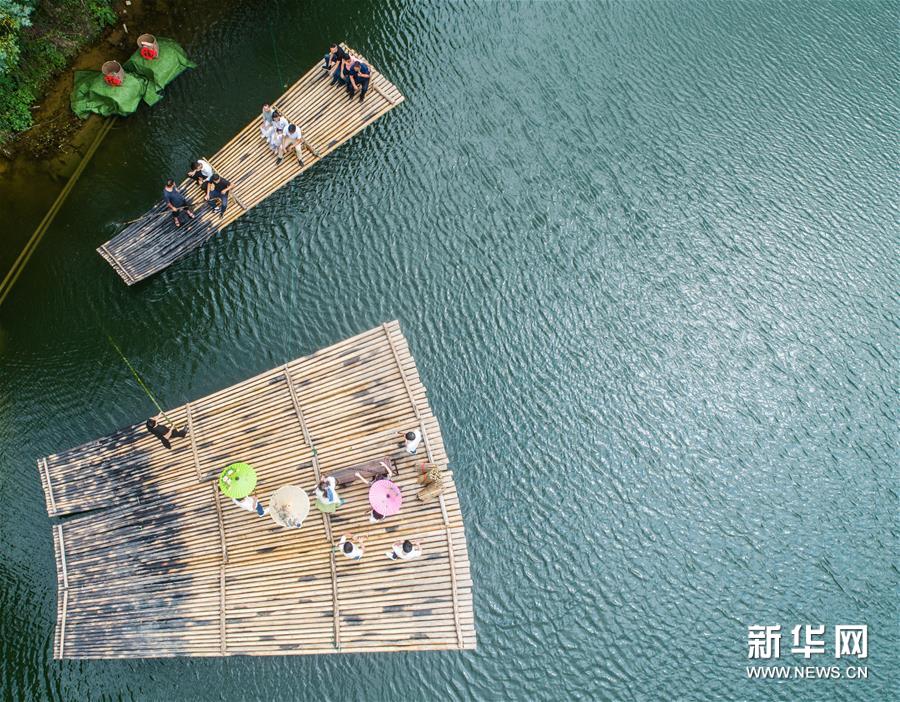 （新华视界）（2）“水上竹笛音乐会”助力乡村旅游