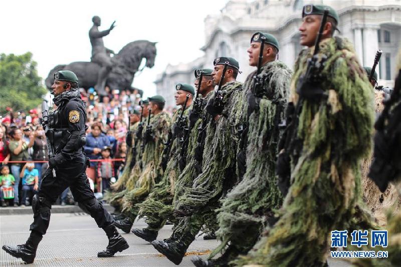 （国际）（2）墨西哥举行阅兵庆祝独立日