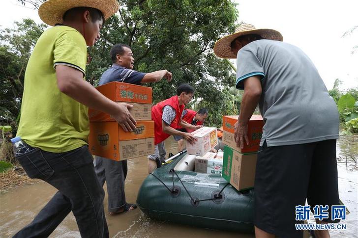 （关注“山竹”）（2）广东阳江受灾严重 救灾重建工作正在进行