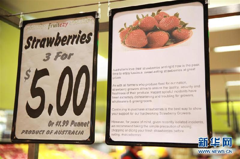 （国际）（4）澳大利亚草莓藏针事件持续发酵