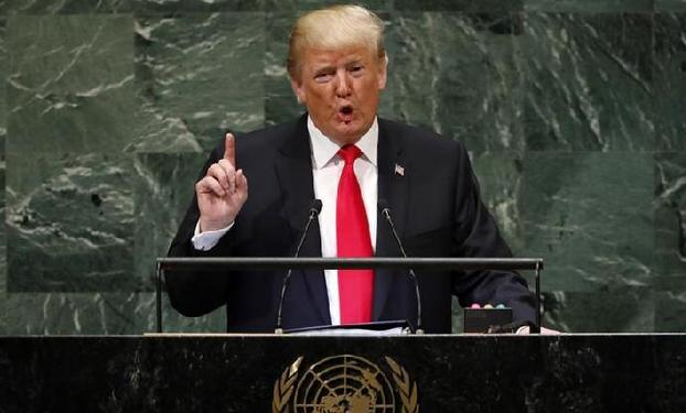 （国际）（1）特朗普在联大演讲中称反对全球主义理念