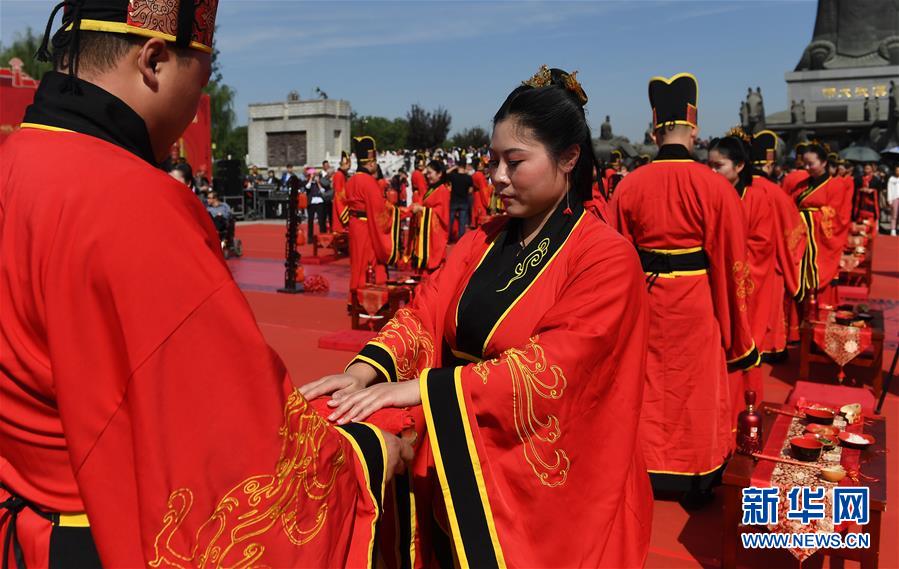 （文化）（2）西安：体验汉式婚礼 感受传统文化