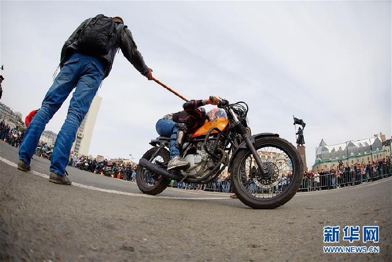 （国际）（1）俄罗斯远东城市举行摩托车展