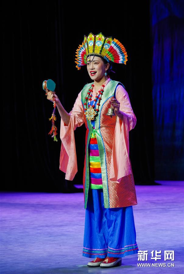（新华视界）（6）藏戏面具晚会在拉萨公演