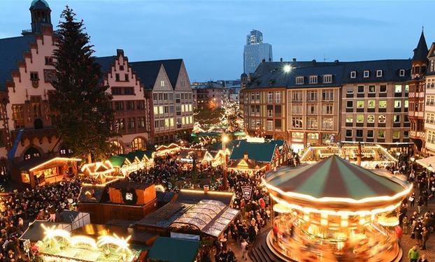 （XHDW）（1）德国法兰克福圣诞市场开张迎客