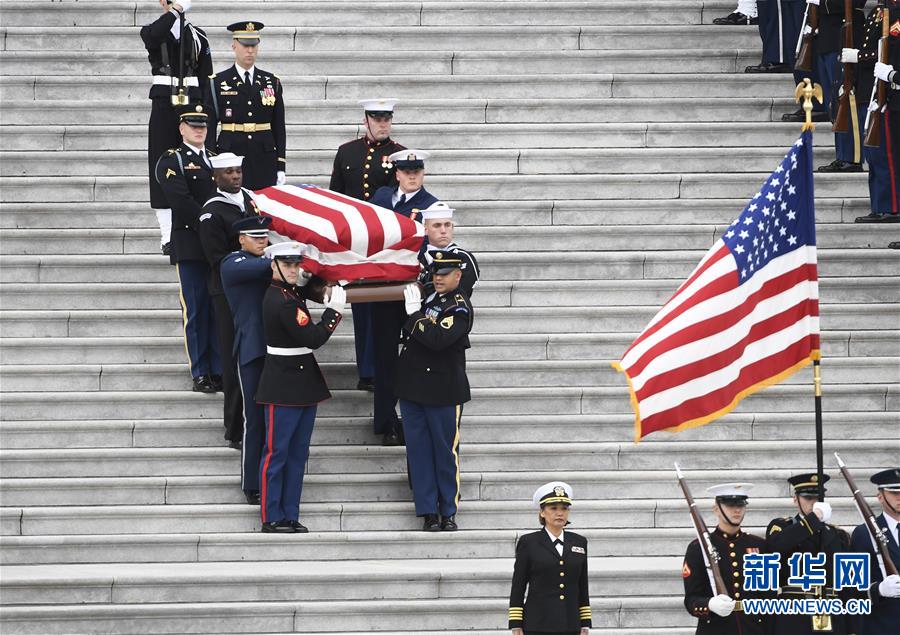 （国际）（3）美国为前总统老布什举行国葬