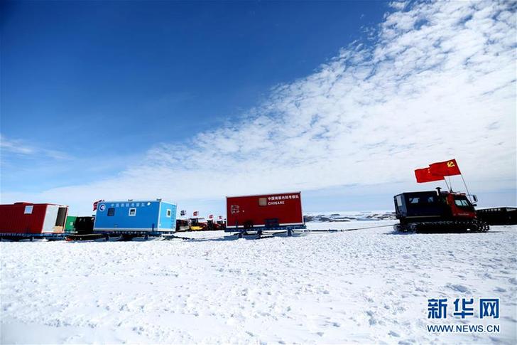 （“雪龙”探南极·图文互动）（2）中国科考队“37勇士”向南极腹地挺进