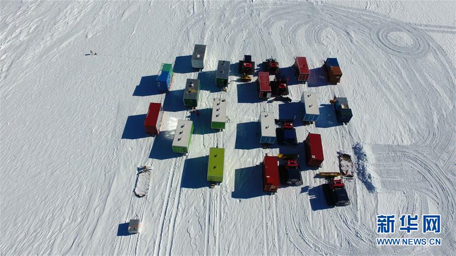 （“雪龙”探南极·图文互动）（2）中国南极科考队内陆队抵达泰山站