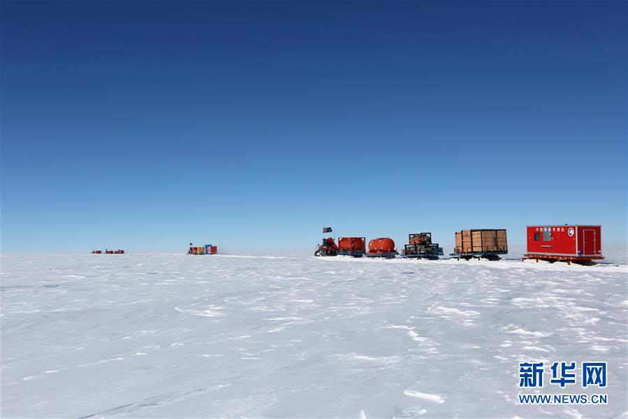 （“雪龙”探南极·图文互动）（5）中国南极科考队内陆队抵达泰山站