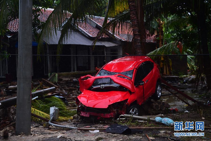 （国际）（9）印尼万丹海啸救援清理工作陆续展开