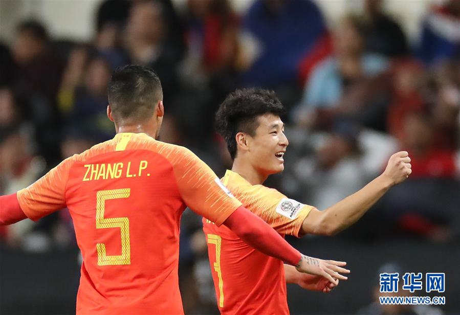（亚洲杯）（16）足球——小组赛：中国队胜菲律宾队