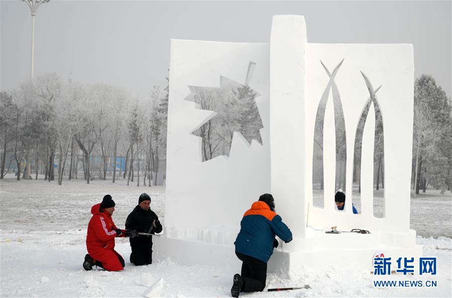 （社会）（5）哈尔滨国际雪雕比赛落幕 