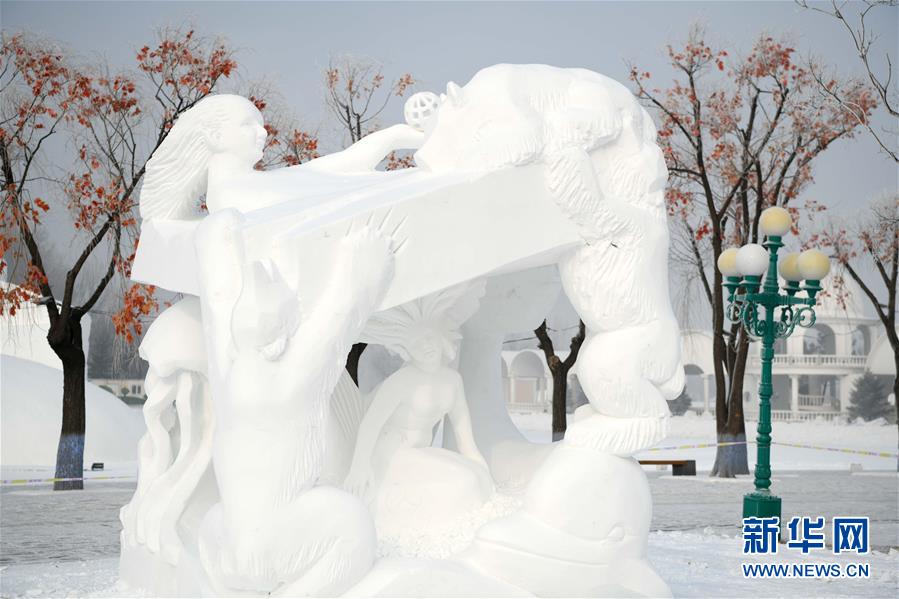 （社会）（8）哈尔滨国际雪雕比赛落幕 
