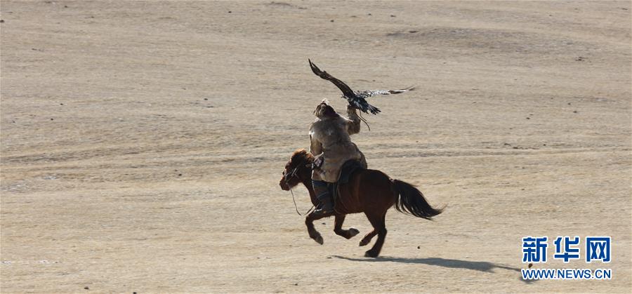 （国际）（1）蒙古国举办猎鹰节吸引游客