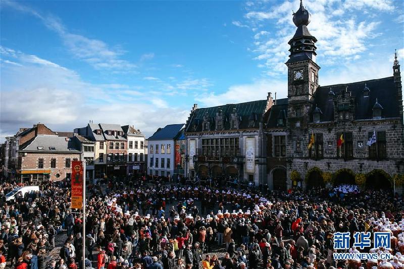 （国际）（8）比利时班什狂欢节迎来高潮