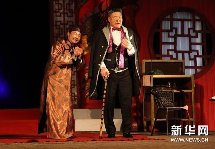 （国际）（1）蒙古国将中国经典话剧《日出》搬上舞台