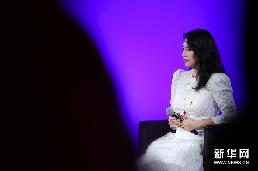（新华视界）（2）中国演员章子怡在戛纳电影节大师班开讲