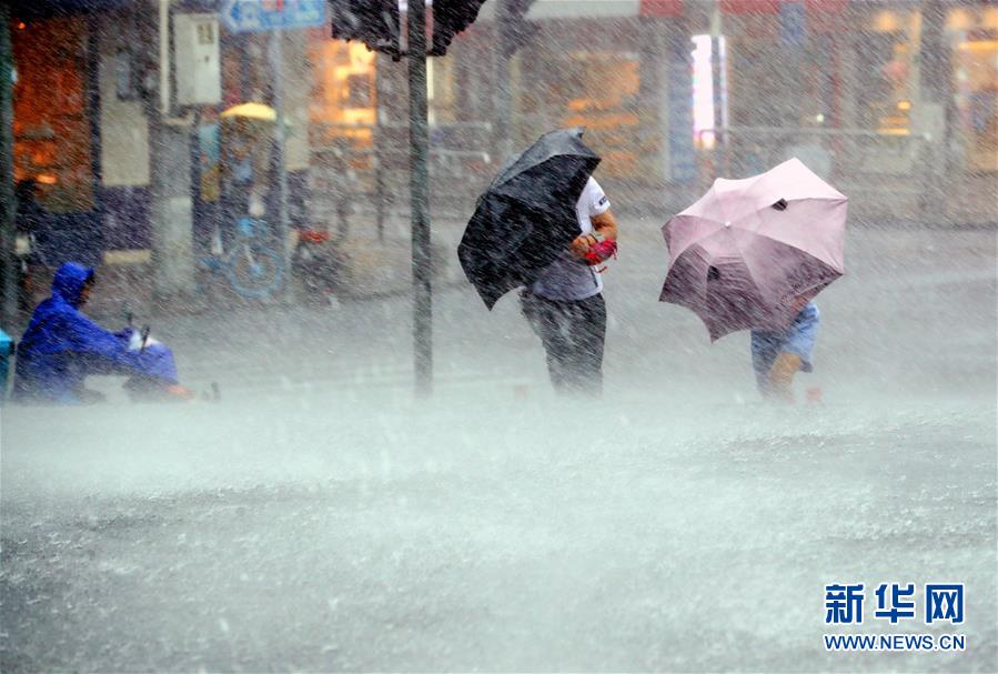 （关注“利奇马”）（4）受台风“利奇马”影响 上海发布暴雨橙色预警