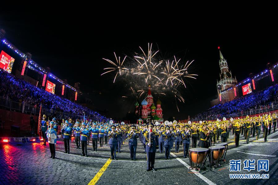 （国际）（3）“救世主塔楼”国际军乐节在莫斯科开幕