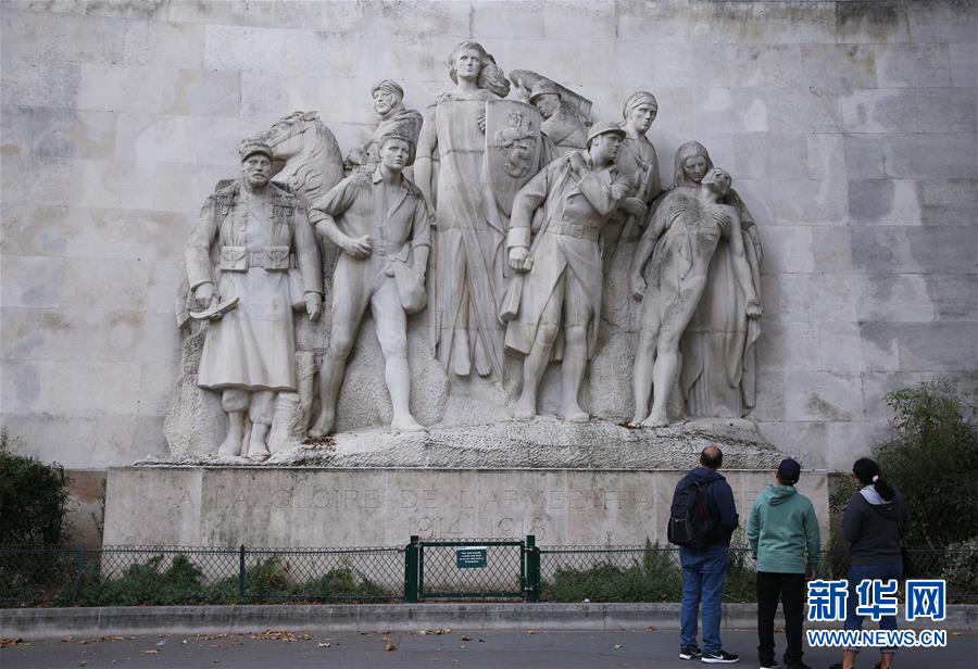 （国际）（1）世界和平日系列——巴黎雕塑“纪念法军将士的荣耀”