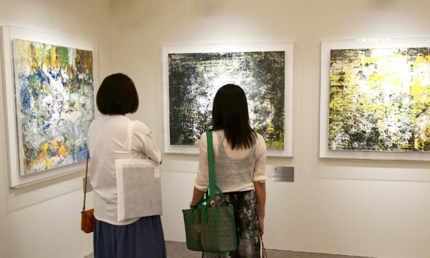 旅日画家王传峰在东京举行画展（高清组图）