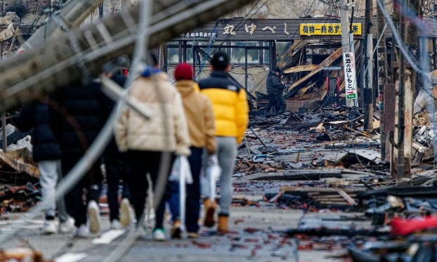 能登半岛地震死亡人数升至126人（高清组图）