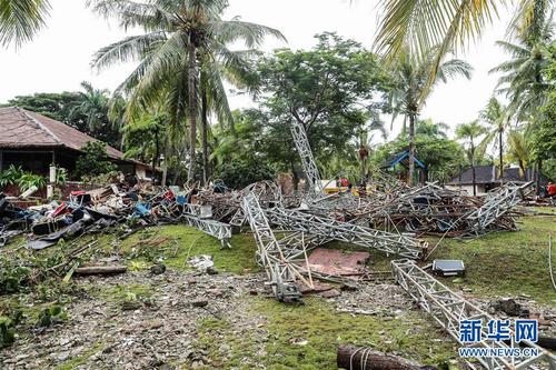 （国际）（2）印尼万丹海啸救援清理工作陆续展开