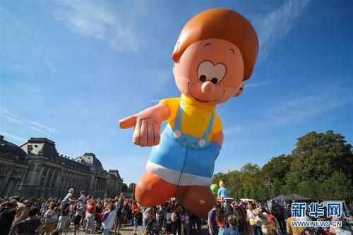 （国际）（5）布鲁塞尔举行卡通气球大巡游