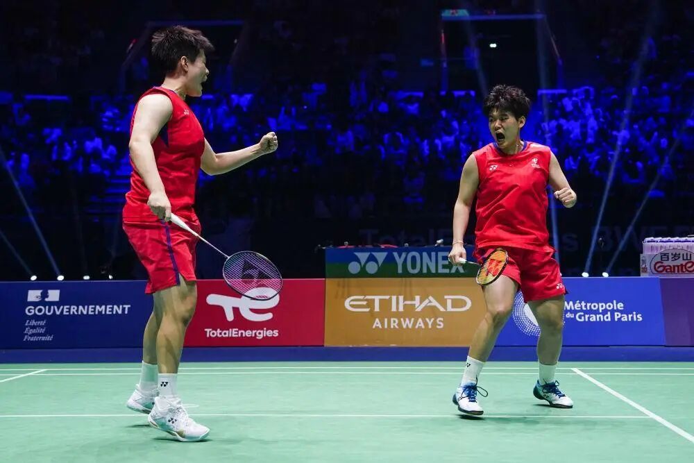 羽球世锦赛，谭宁获女双冠军！