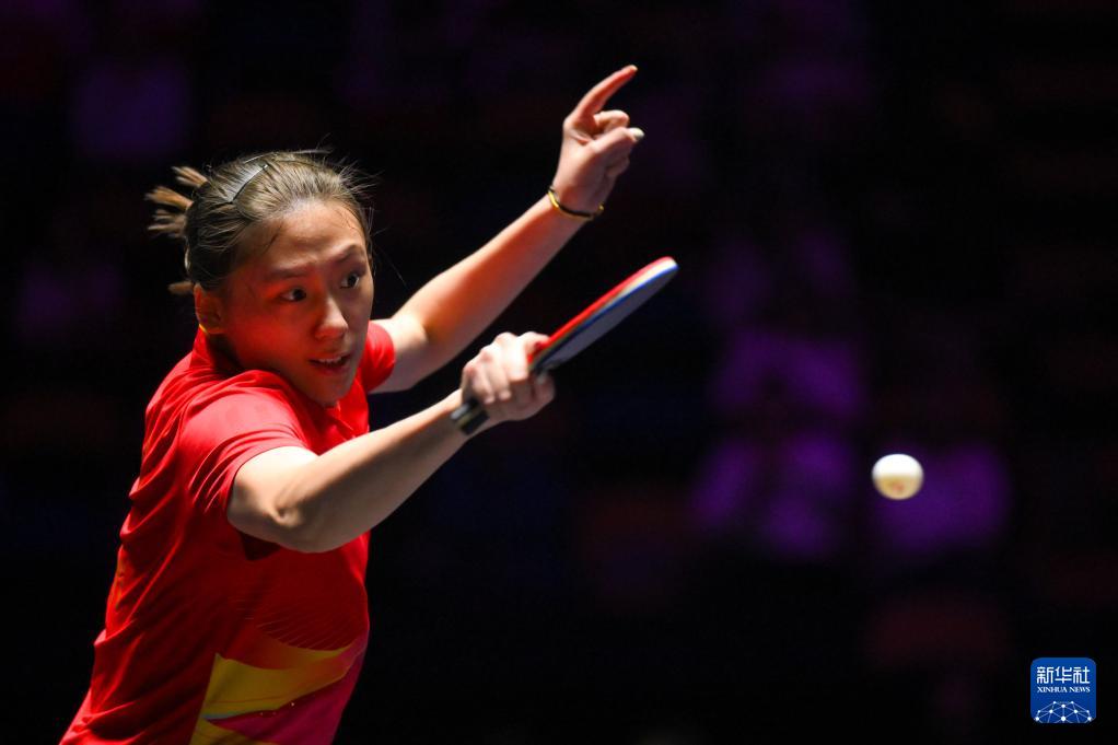 WTT澳门冠军赛：陈熠晋级女单16强