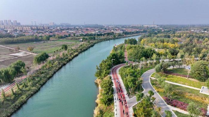 大运河堤顶路铺就美好生活新图景