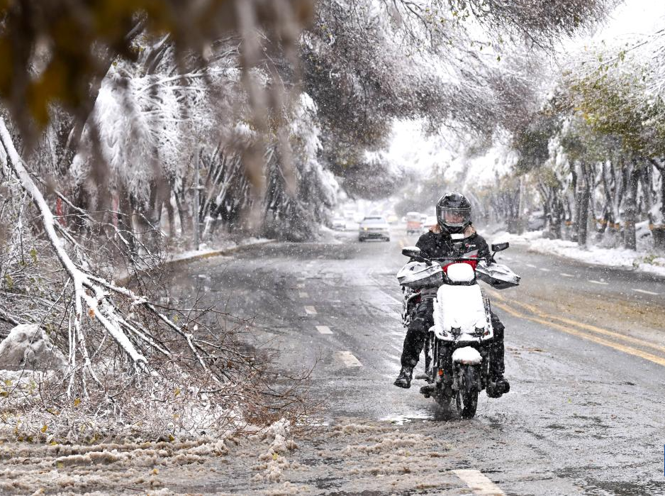新疆多地迎来降雪