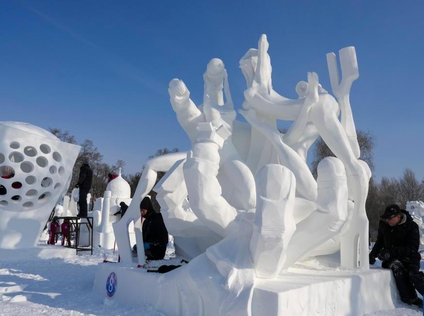 第28届中国·哈尔滨国际雪雕比赛收官