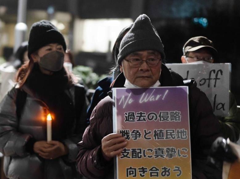 日本民众抗议高市对美军事打击委内瑞拉“失声”