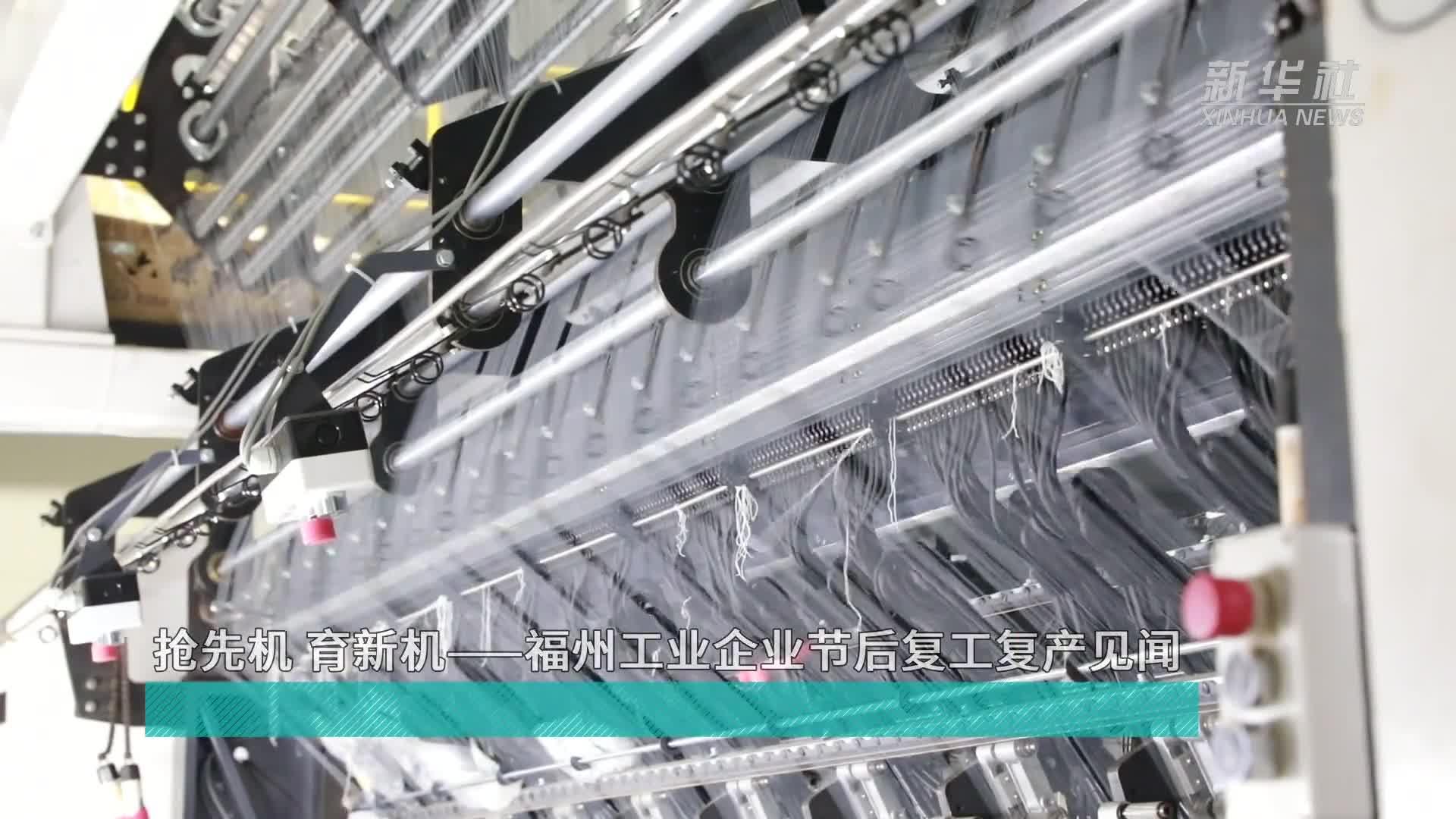 抢先机 育新机——福州工业企业节后复工复产见闻