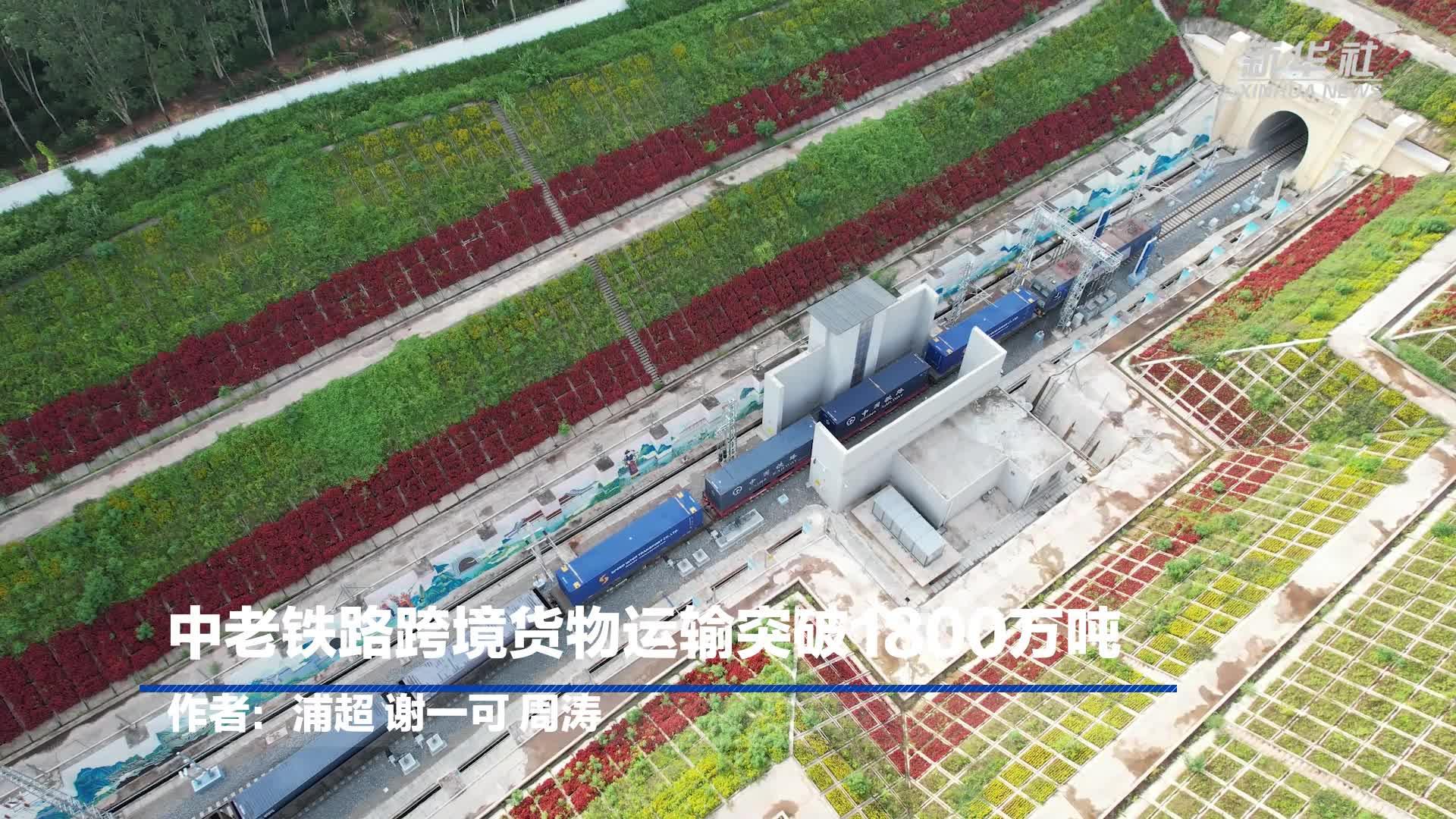 中老铁路跨境货物运输突破1800万吨