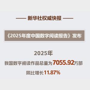 新华社权威快报｜我国数字阅读作品总量超7000万部
