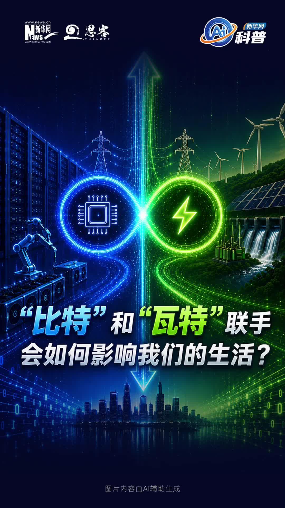 新华网科普丨“比特”和“瓦特”联手，会如何影响我们的生活？