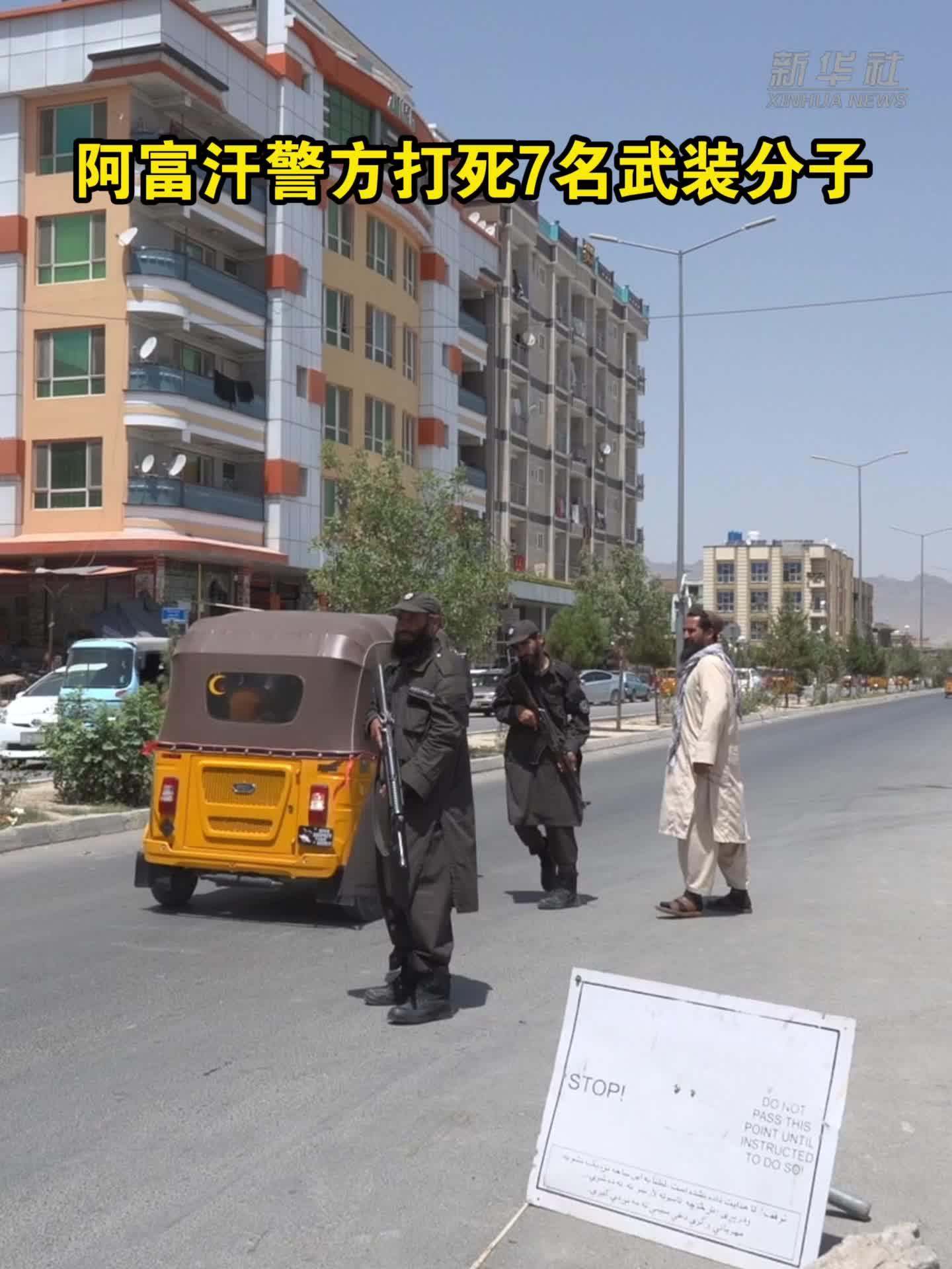 阿富汗警方打死7名武装分子