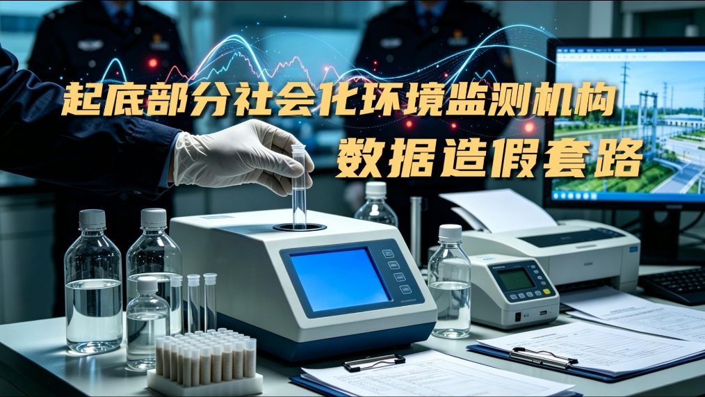 新华视点丨起底部分社会化环境监测机构数据造假套路