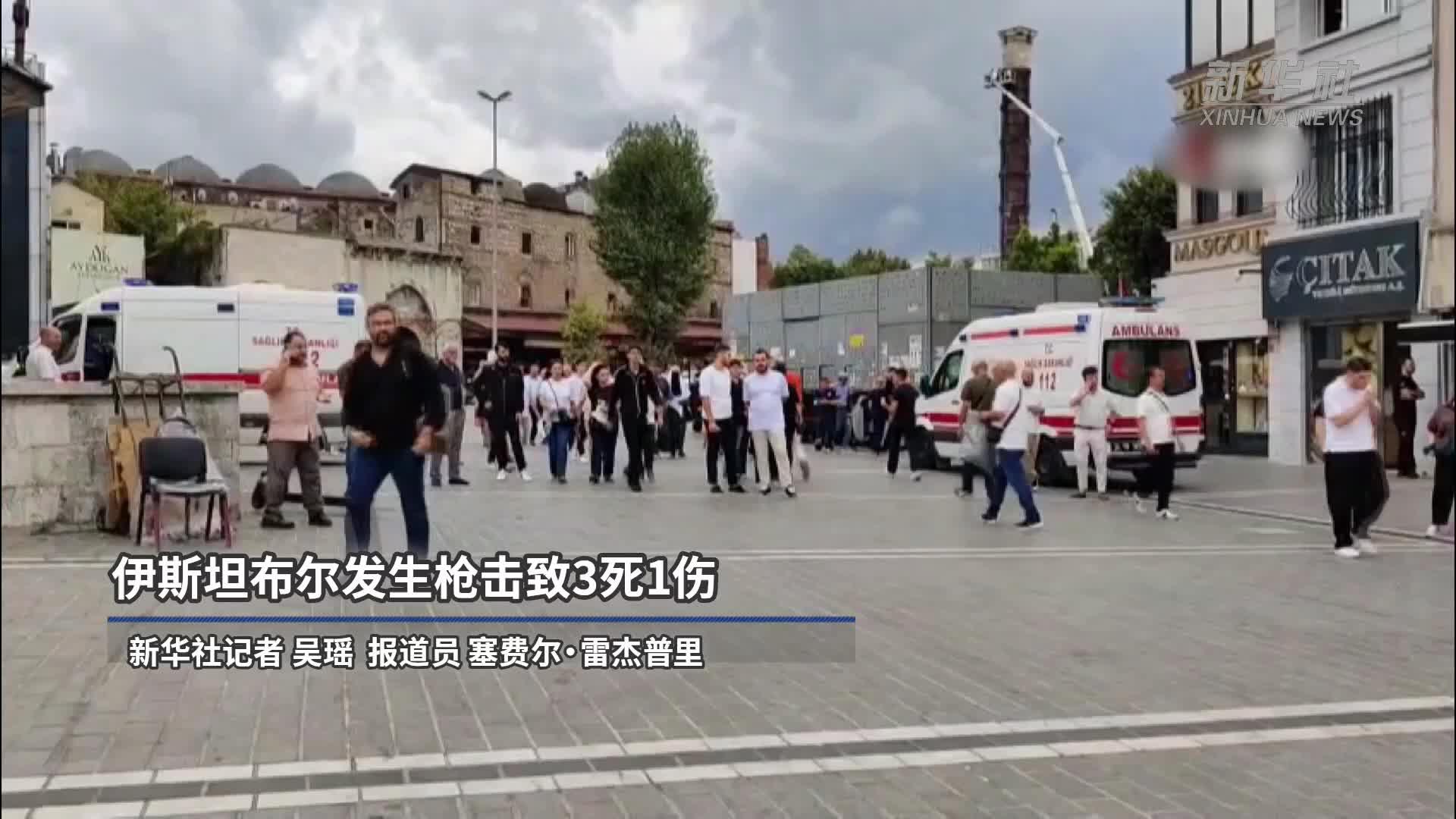 伊斯坦布尔发生枪击致3死1伤