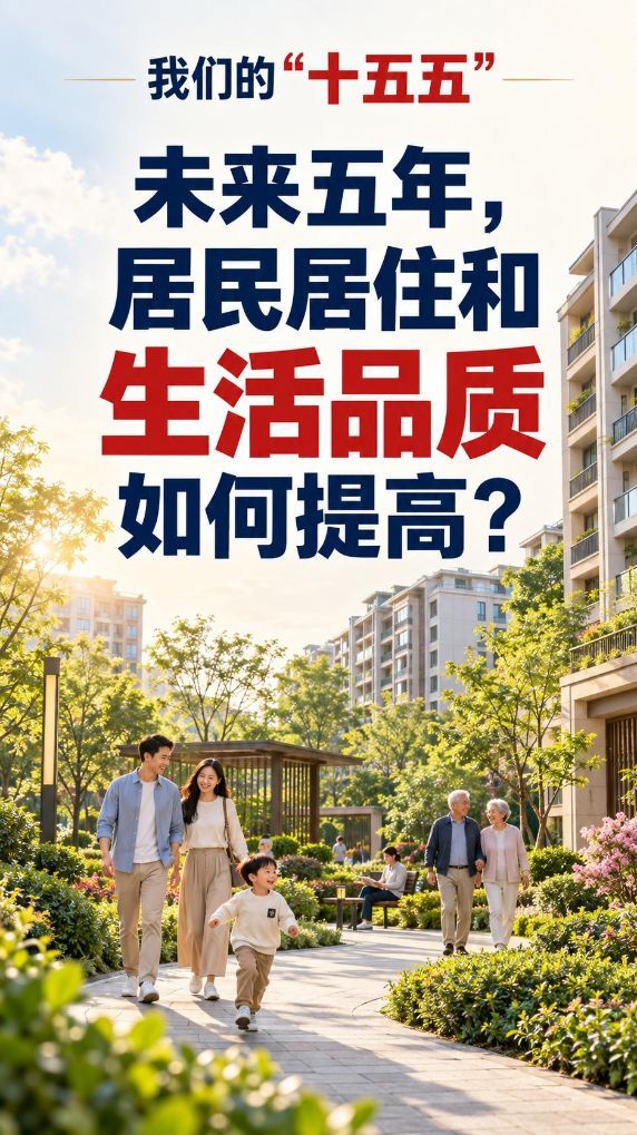 我们的“十五五”丨未来五年，居民居住和生活品质如何提高？