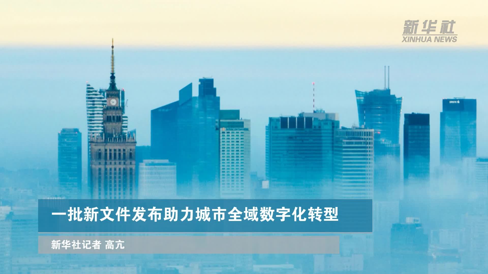一批新文件发布助力城市全域数字化转型