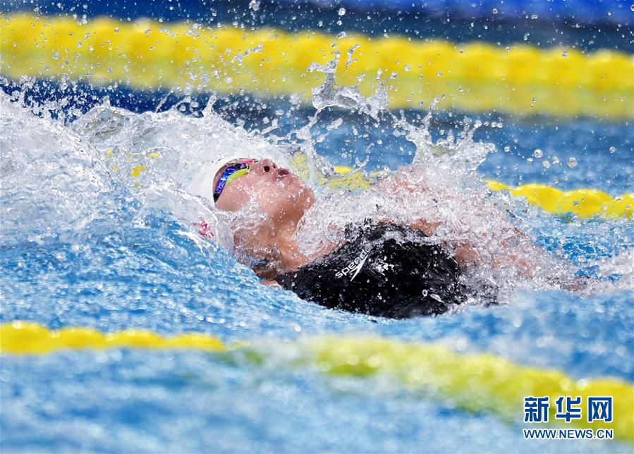 全国冠军赛:傅园慧获女子50米仰泳冠军