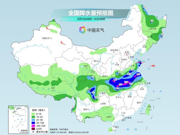 强降雨盘踞四川至江淮一带 江南华南进入高温