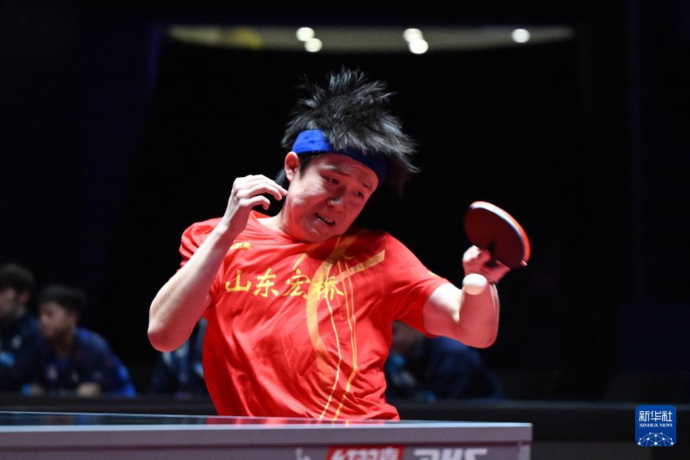 乒超联赛男子团体：山东魏桥·向尚运动胜上海地产集团