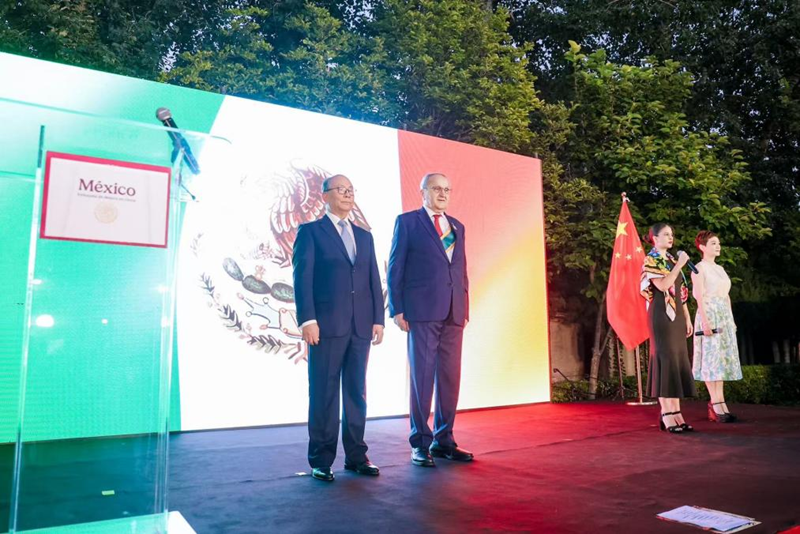 墨西哥独立215周年庆典在墨西哥驻华大使馆举行